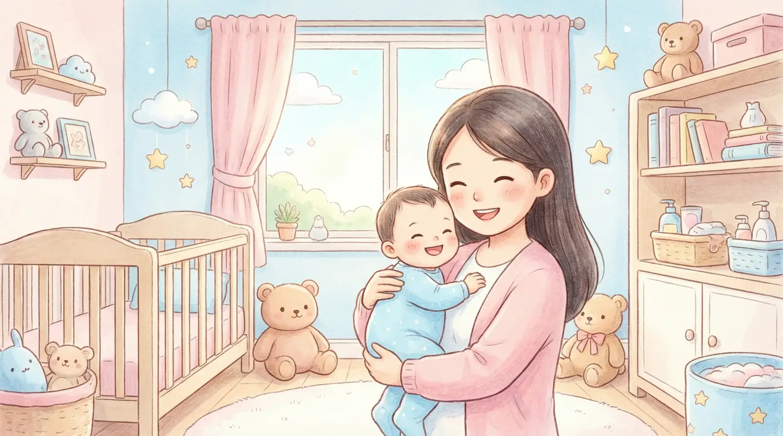 温馨母婴互动场景 - 蜜芽