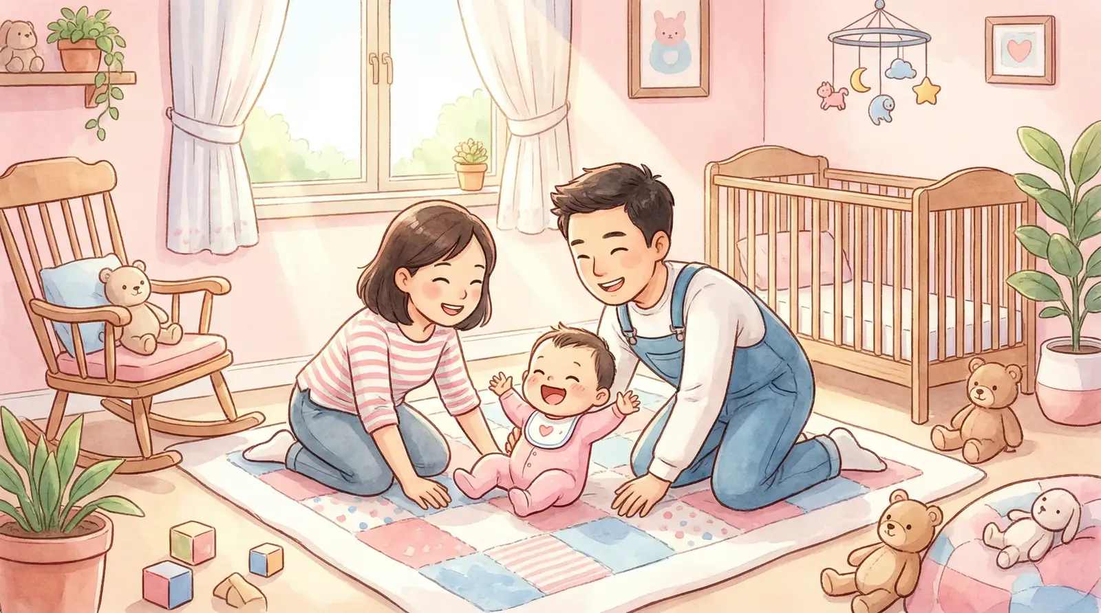 幸福家庭亲子互动 - 蜜芽